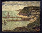 Georges Seurat, The Flux of Port en bessin